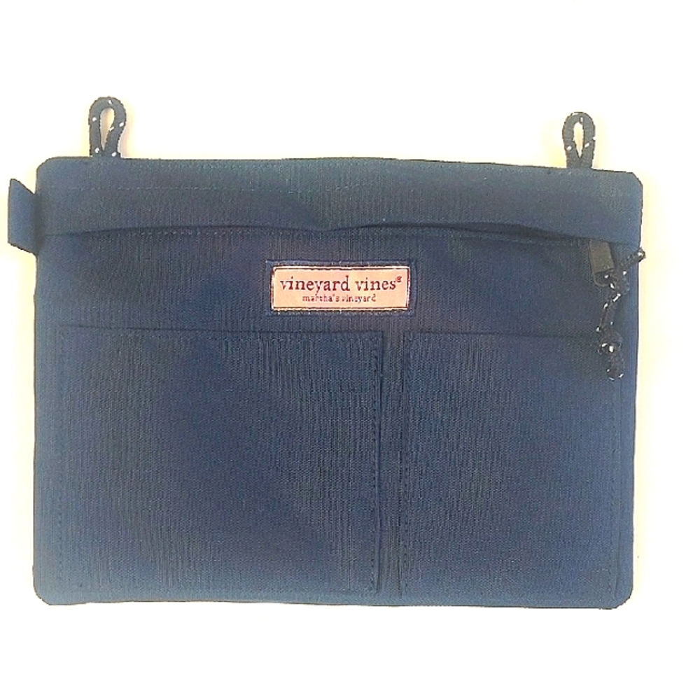 Vineyard Vines Navy Blue Sports Pouch Limited Edition 10" X 7.25"